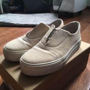 PRIMURY Canvas High Top Slip Ons